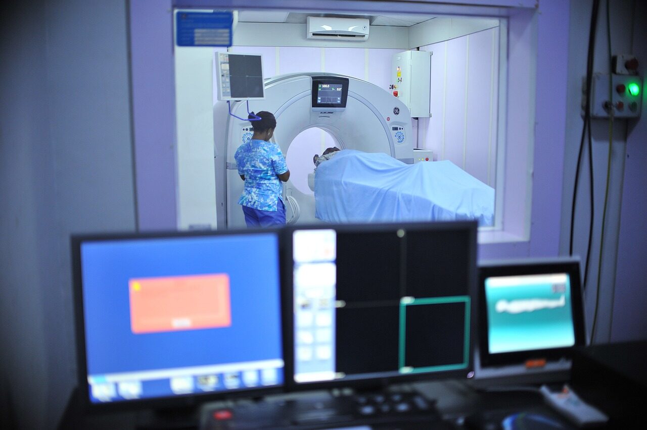 Spine MRI report doctor reviewing scan Pune